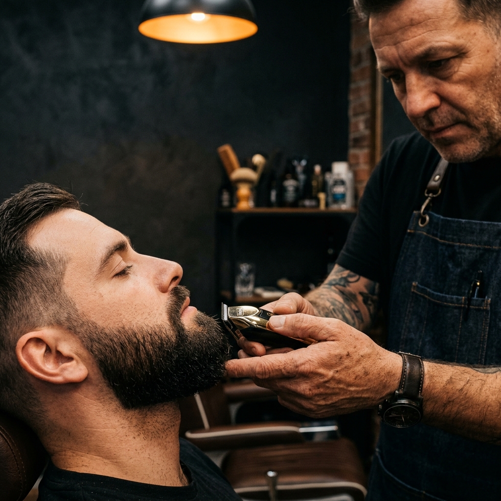 Barber Styling Beard Detail
